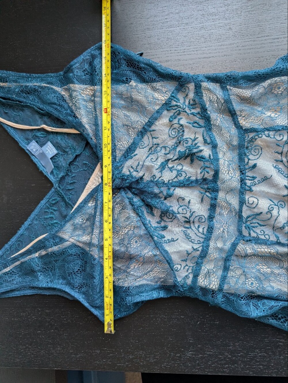 Lil by Anthopologie Hera Maxi Dress in Blue Lace - Picture 12 of 14